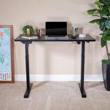 Flash Furniture Electric Height Adjustable Standing Desk - Table Top 48" Wide - 24" Deep (Black)